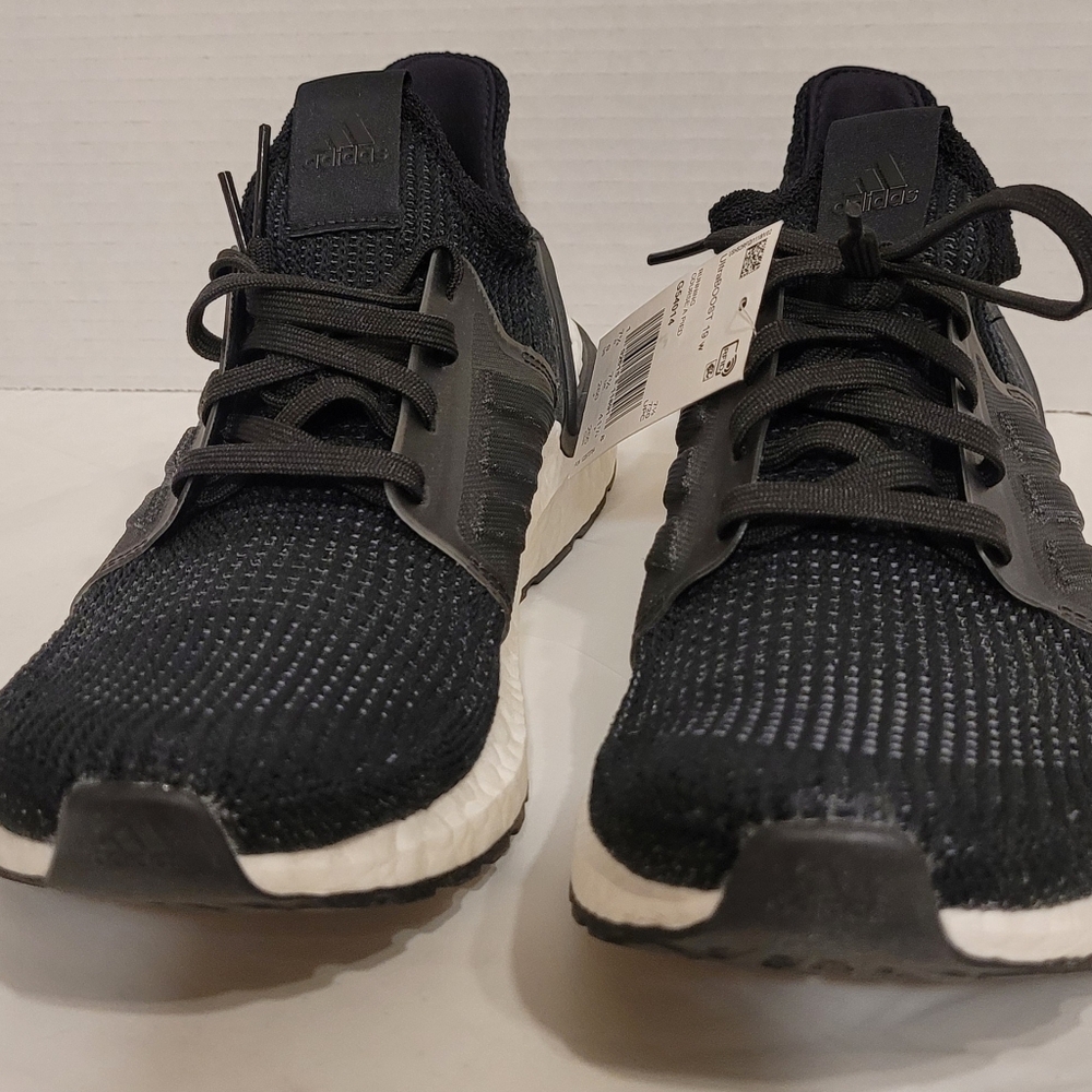 Adidas Black and White Athletic Sneakers